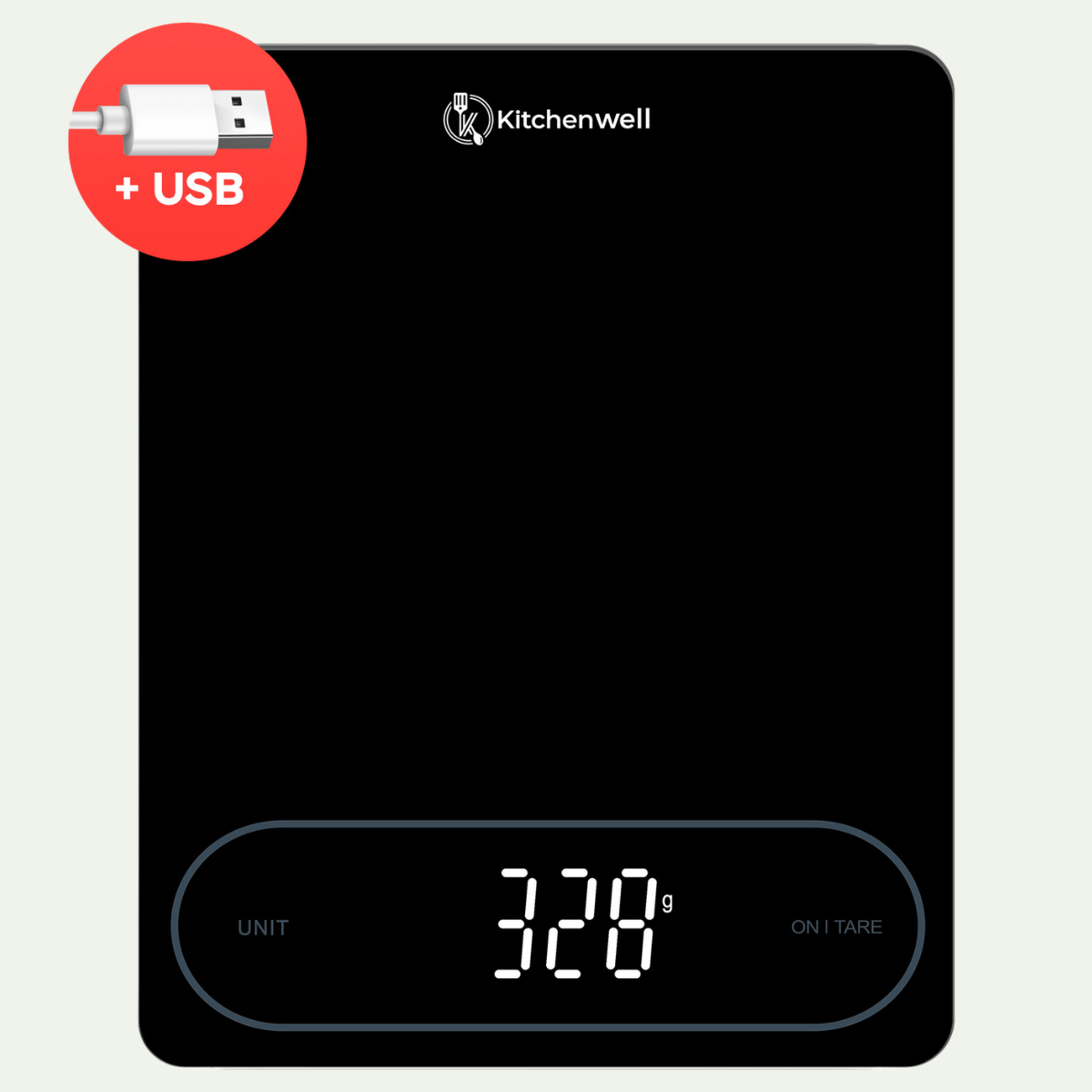 Kitchenwell digitale keukenweegschaal 1gr - 12kg