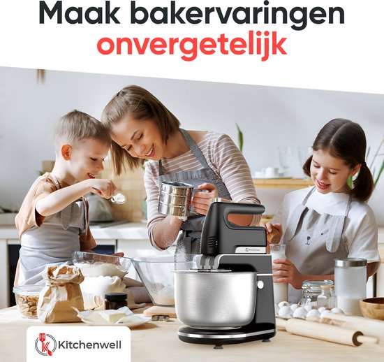 Kitchenwell mixer met kom