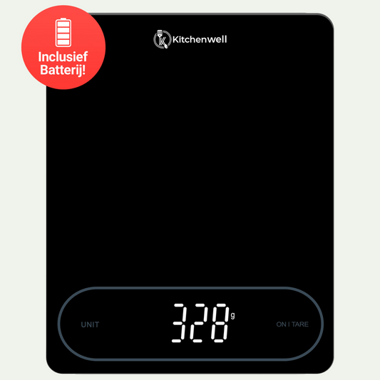 Kitchenwell digitale keukenweegschaal 1gr - 12kg